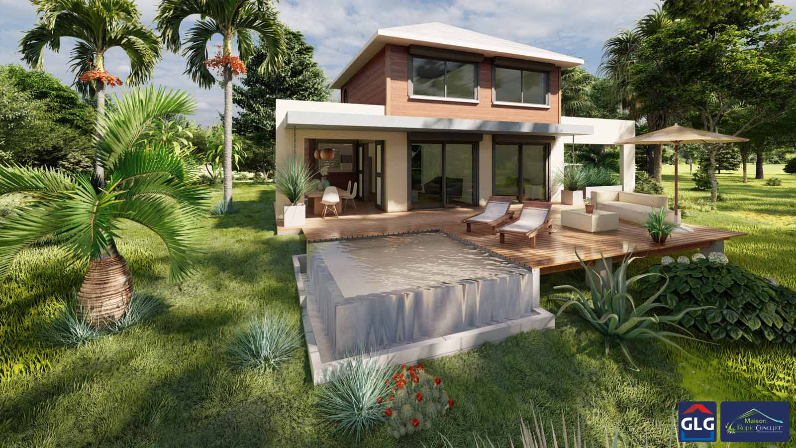 Modele GLG Maison Tropic Concept Solaria